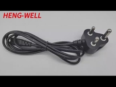 কাস্টমাইজড 16A 250V 3Pin পিভিসি ইন্ডিয়া পাওয়ার এক্সটেনশন কর্ড