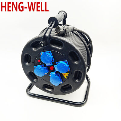 16A ফুটো সুরক্ষা সুইচ ক্যাবল রিল 3 1.50 2.50 স্কয়ার মিমি সর্বাধিক ক্ষমতা 100 মিটার ক্যাবল হ্যান্ডলিং জন্য ডিজাইন