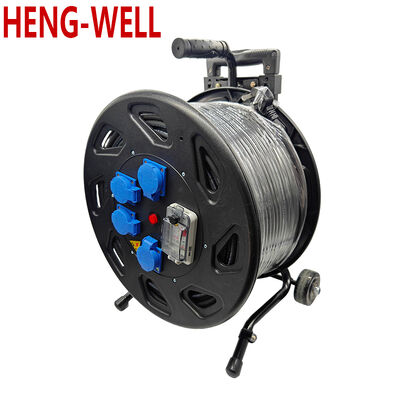 তারের গেজ ৩ ১.৫০ ২.৫০ বর্গমিমি তারের রিল, সর্বোচ্চ ক্ষমতা ১০০ মিটার, তারের সহজে মোড়ানো এবং সংরক্ষণের জন্য ডিজাইন করা হয়েছে